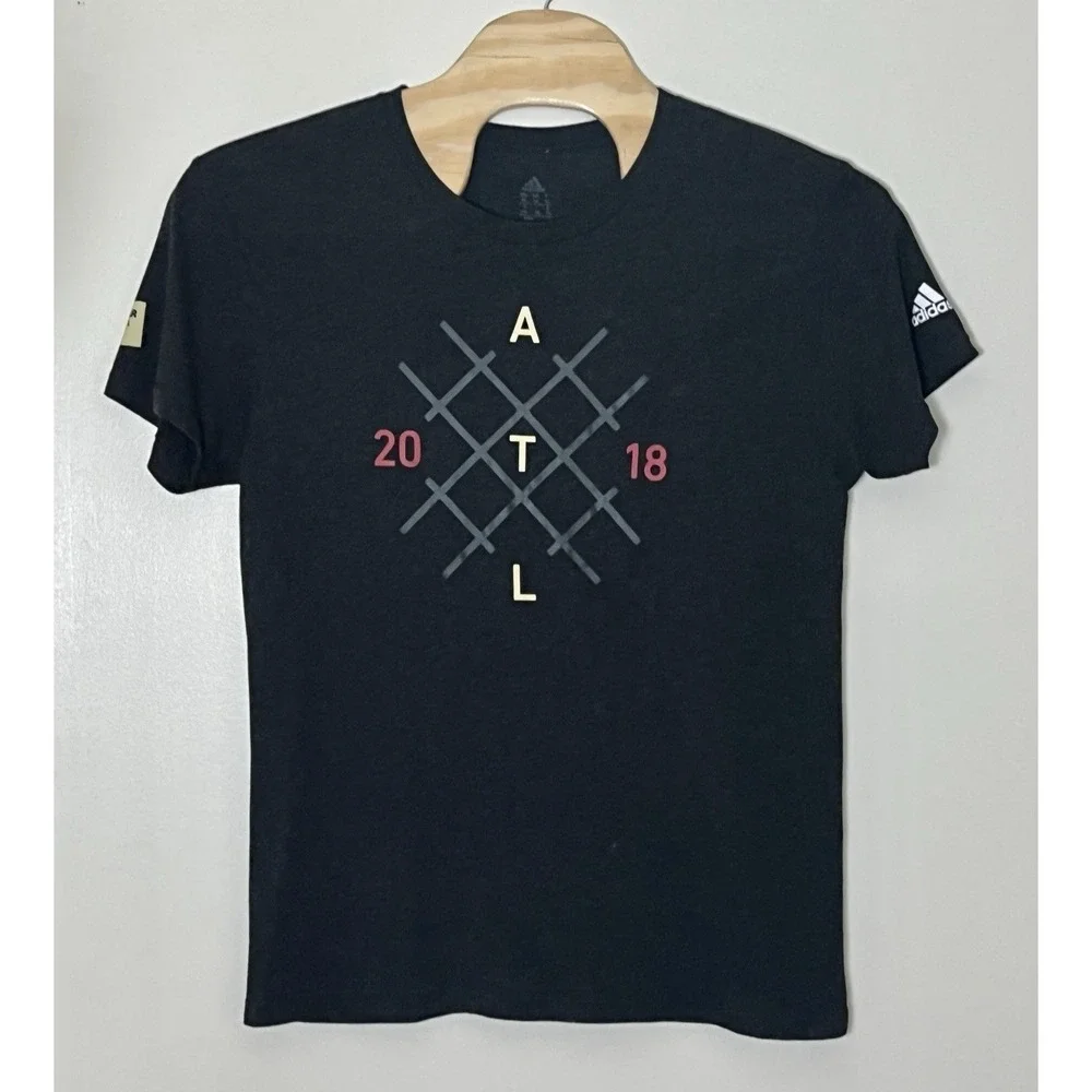 Adidas MLS All Star T-Shirt Men's XL Gray Atlanta 2018 Soccer Gym‎